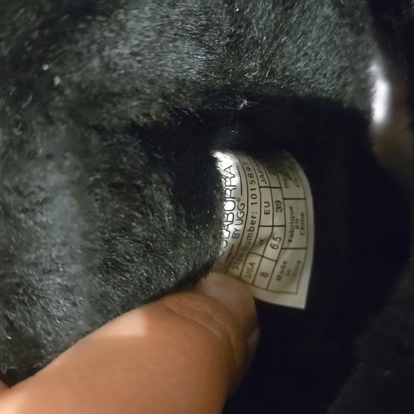 Koolaburra by Ugg Black Suede Boots with Suede Fringe Women's 8 - Picture 3 of 7